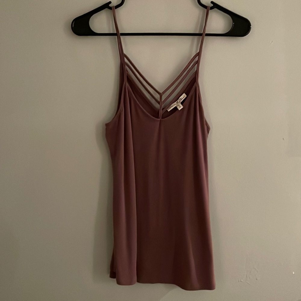Express purple tank top